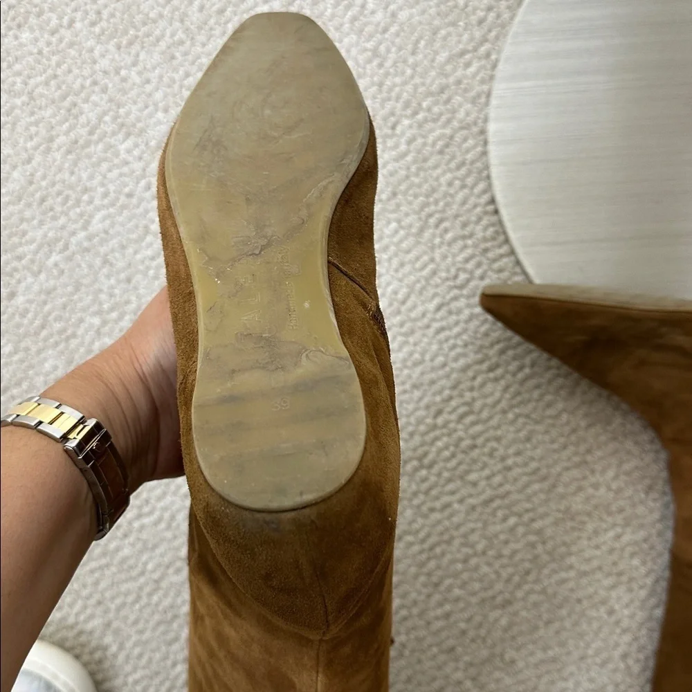 Italeau Laura Tall Suede Boots Sz39